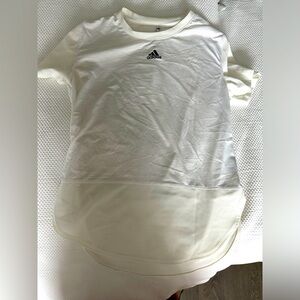 Adidas Aeroready White T-shirt - Sz small